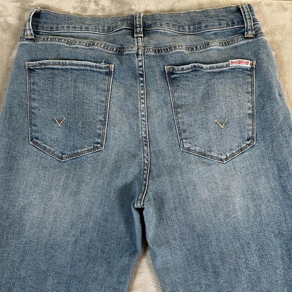 Hudson noa cropped wide leg raw hem denim - Picture 9 of 14